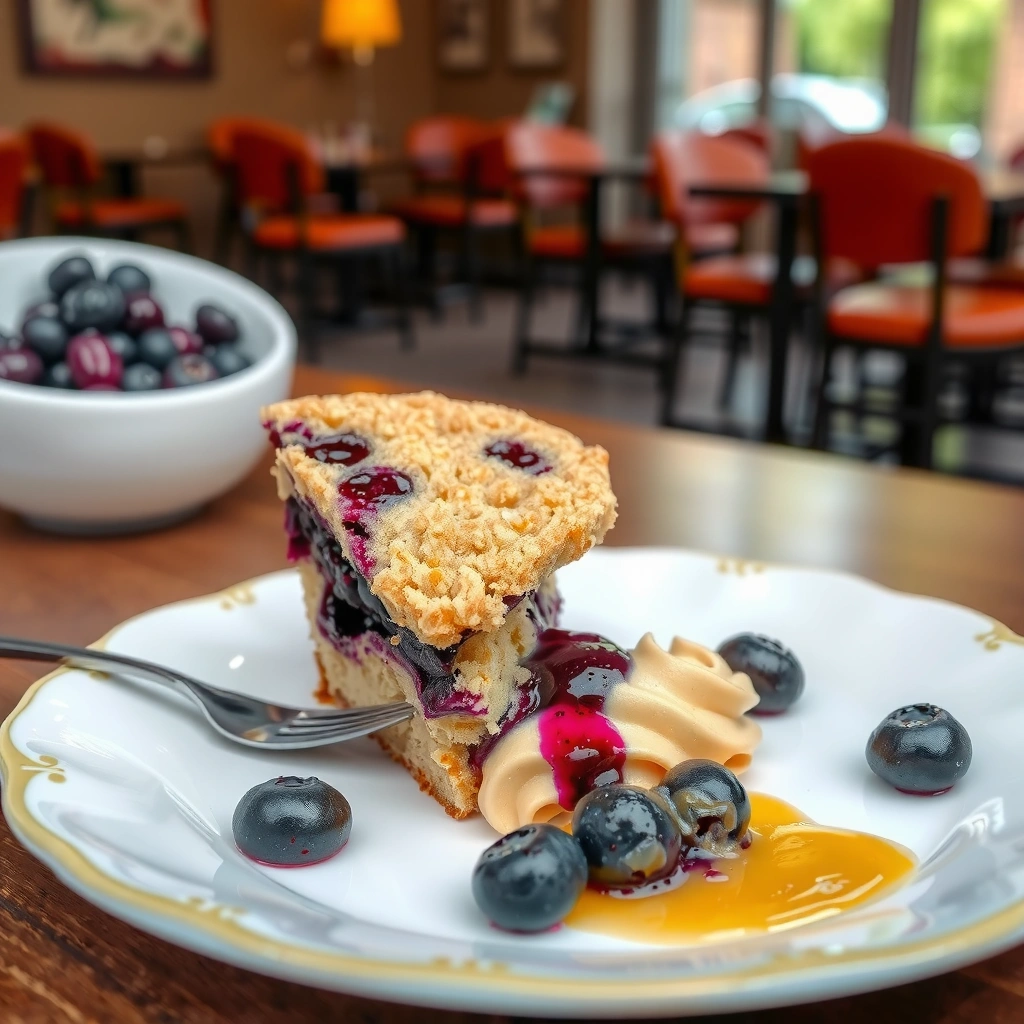 Ingredients - recipe for blueberry coffee cake