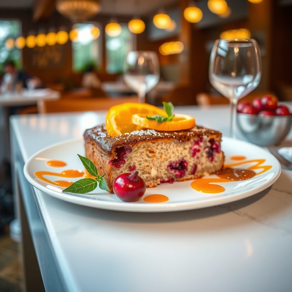 Ingredients - cranberry orange cake recipe