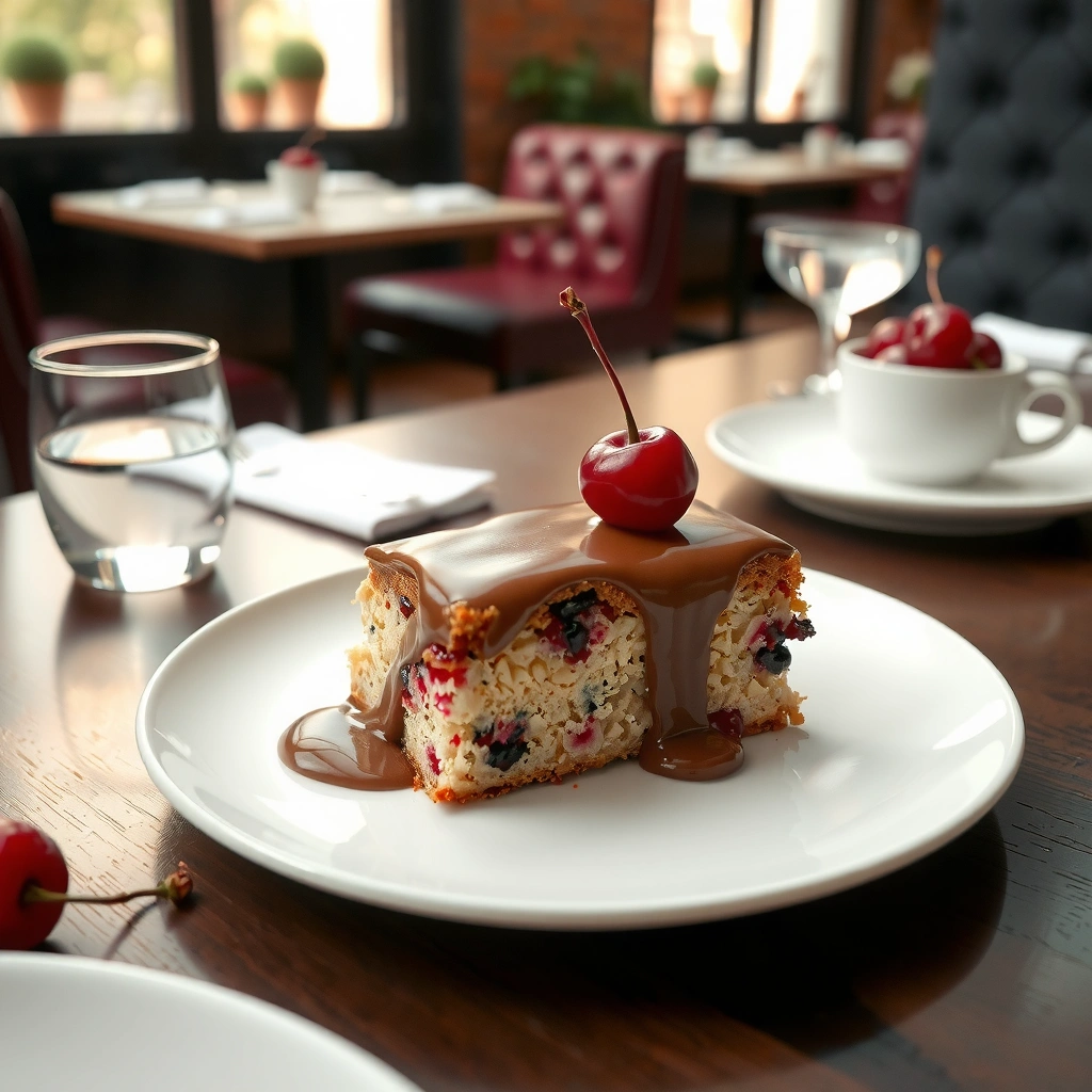 Ingredients - cherry cake recipe
