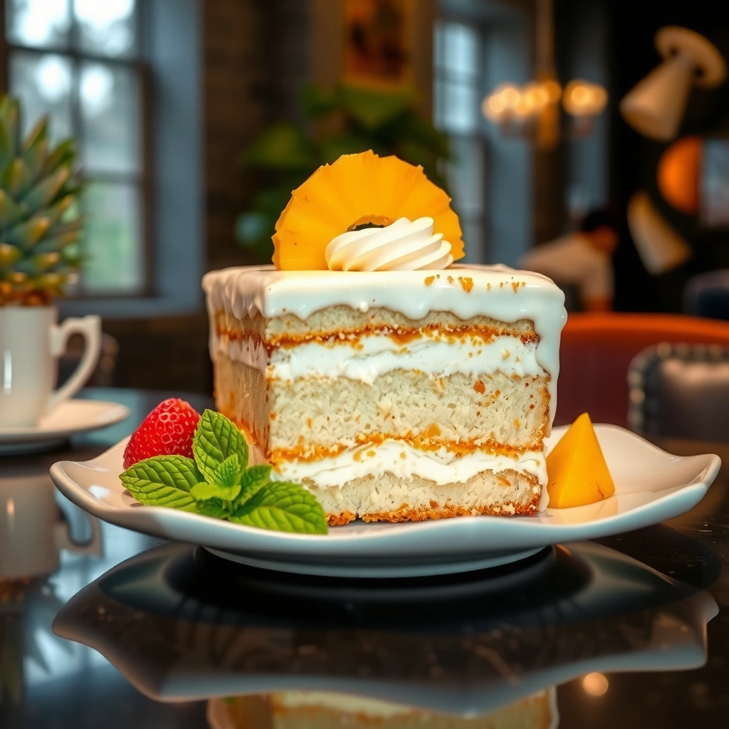 Ingredients - pineapple angel food cake recipe