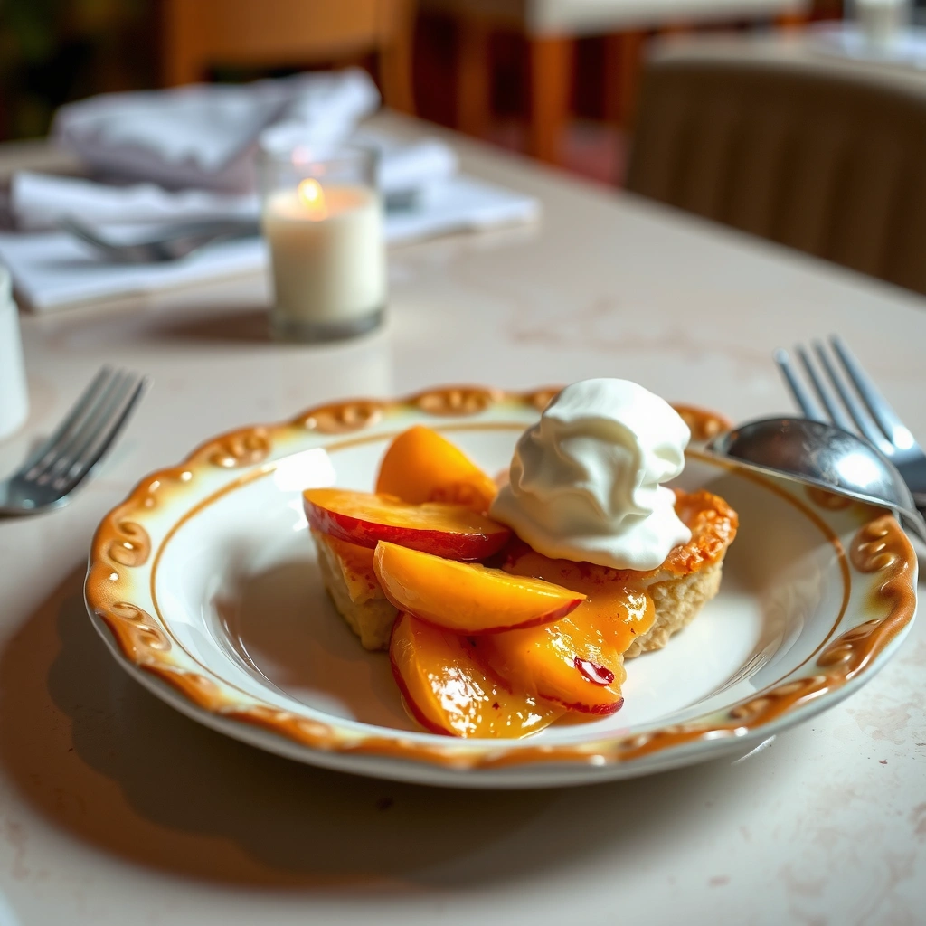 Ingredients - peach cobbler recipe with cake mix