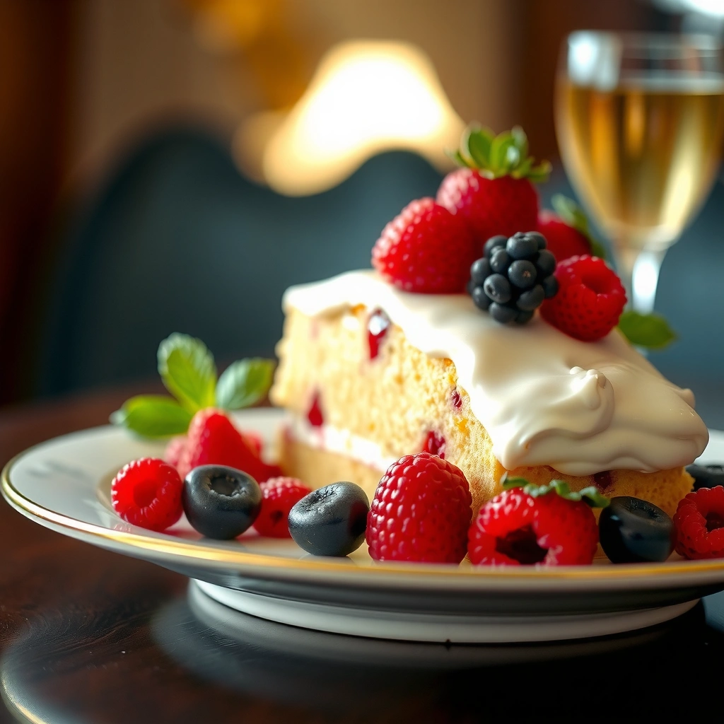 Ingredients - berry chantilly cream cake recipe