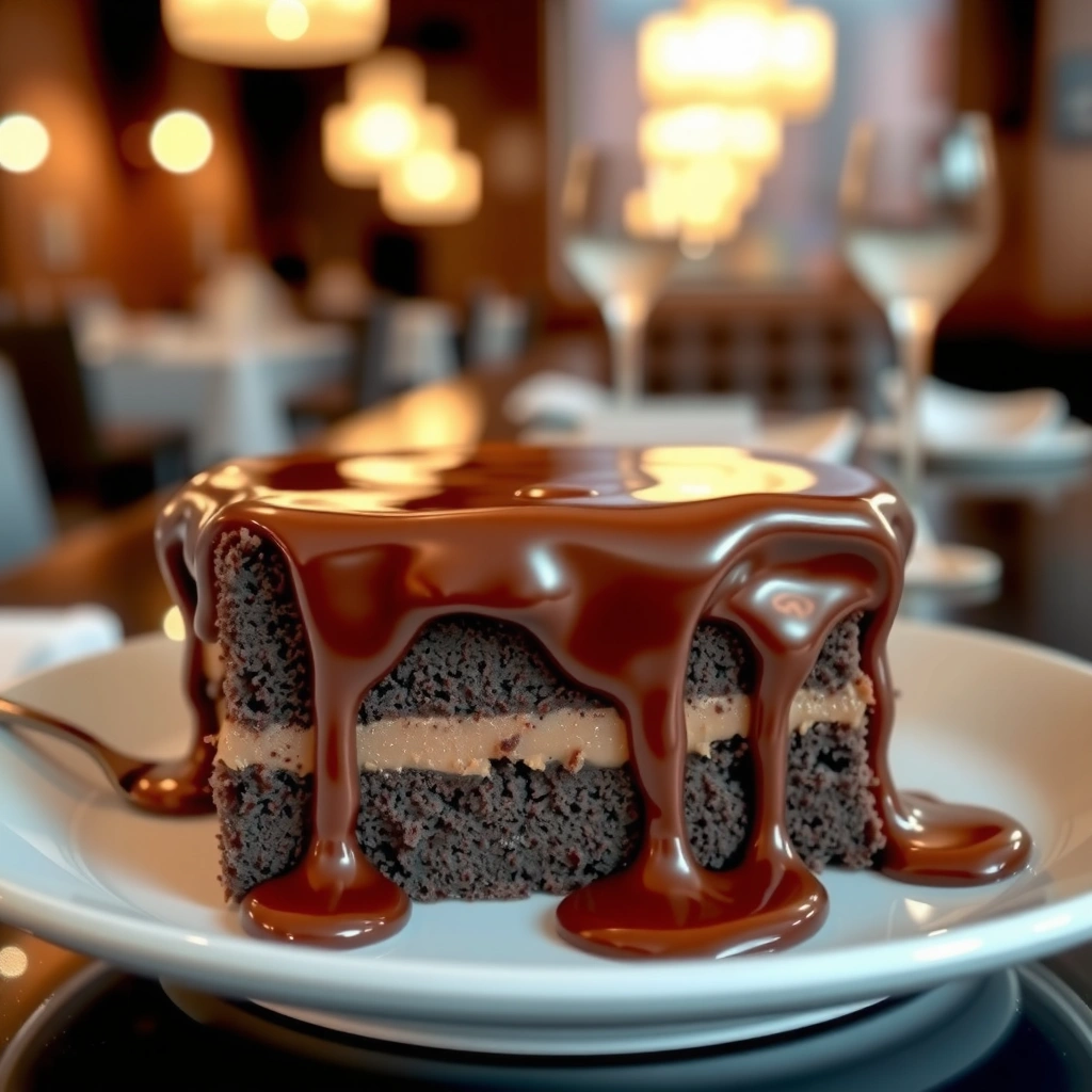 Ingredients - chocolate ganache recipe cake