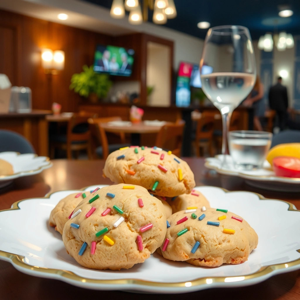 Ingredients and Supplies - funfetti cookies recipe from cake mix
