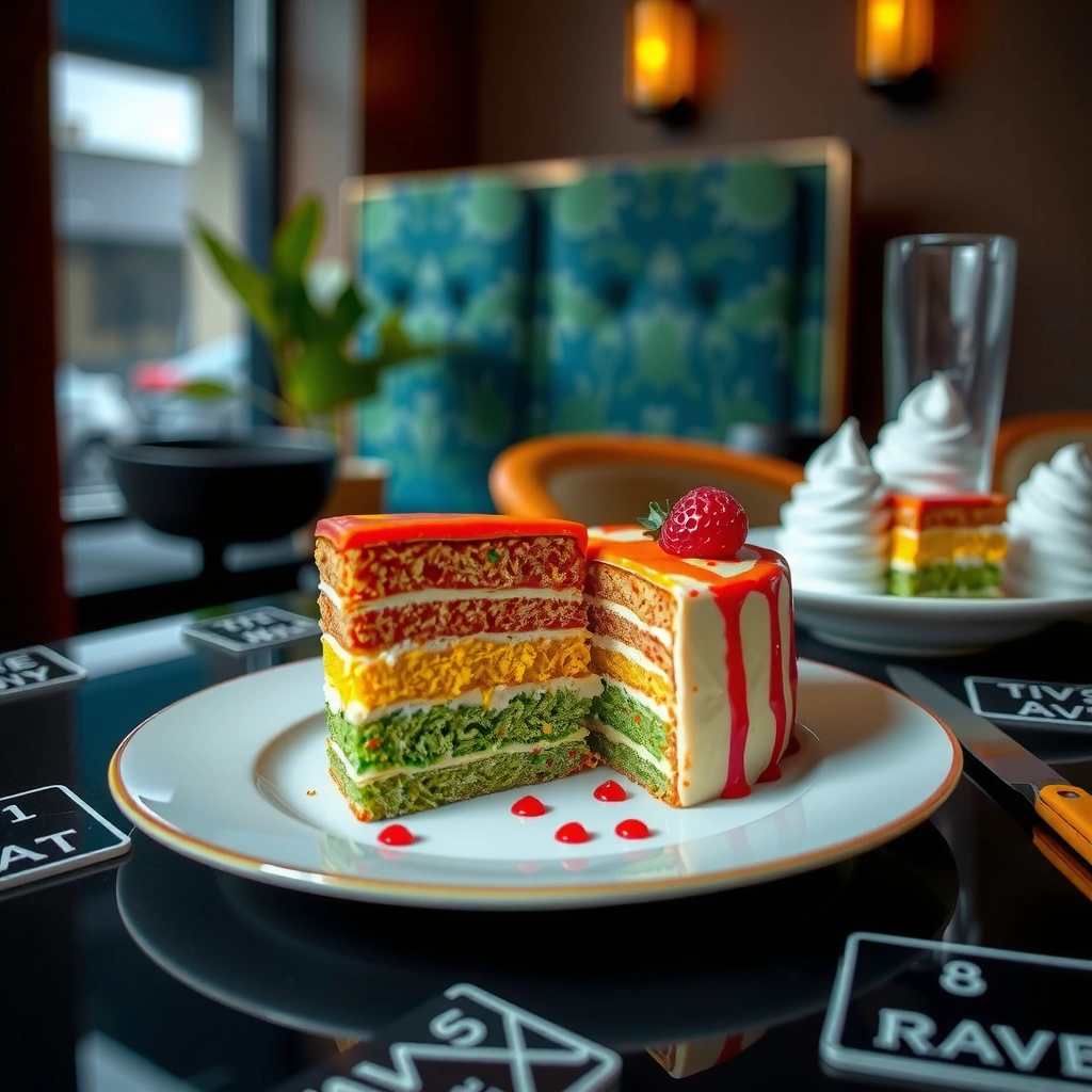 Ingredients and Tools - cake rainbow recipe