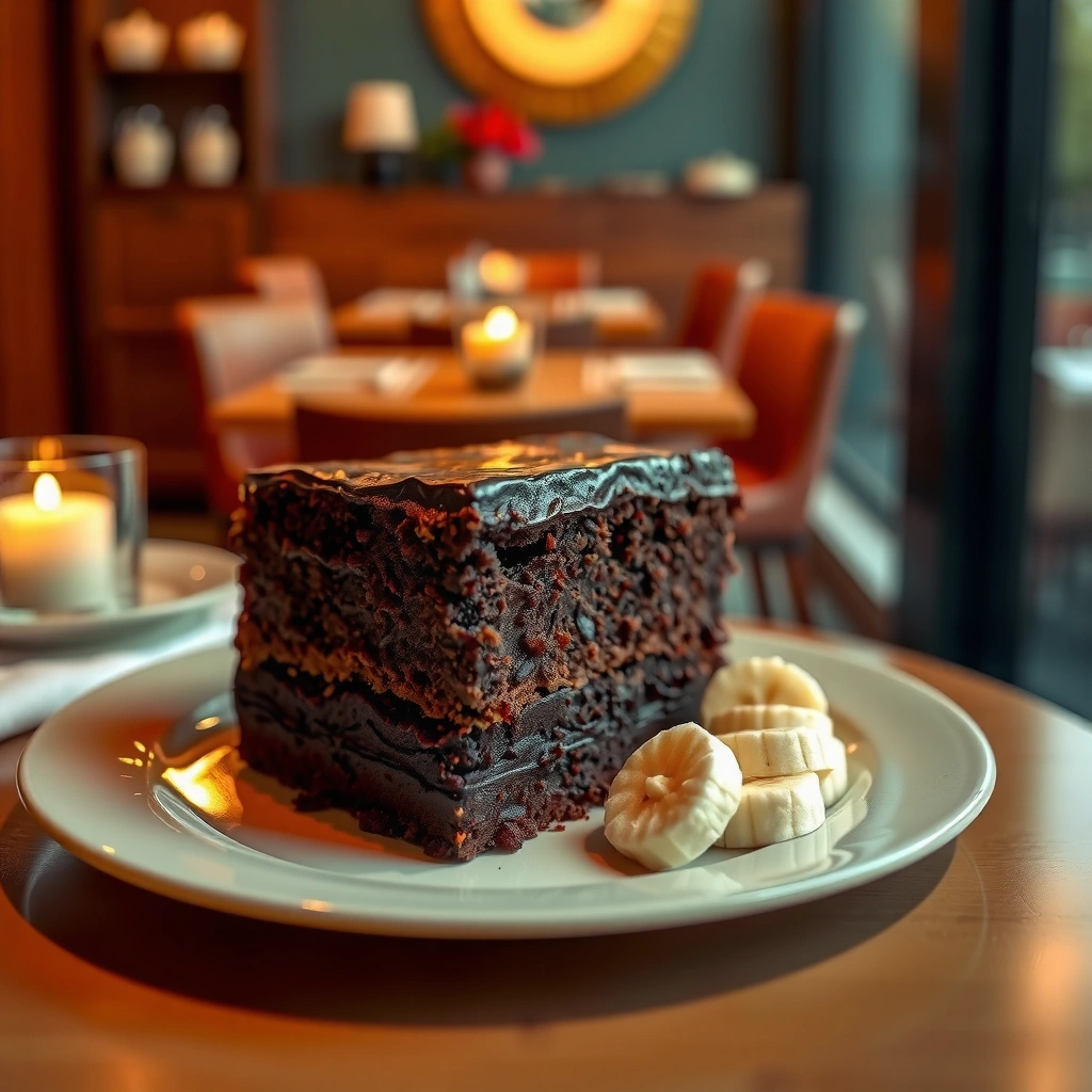 Instructions - chocolate banana cake recipe