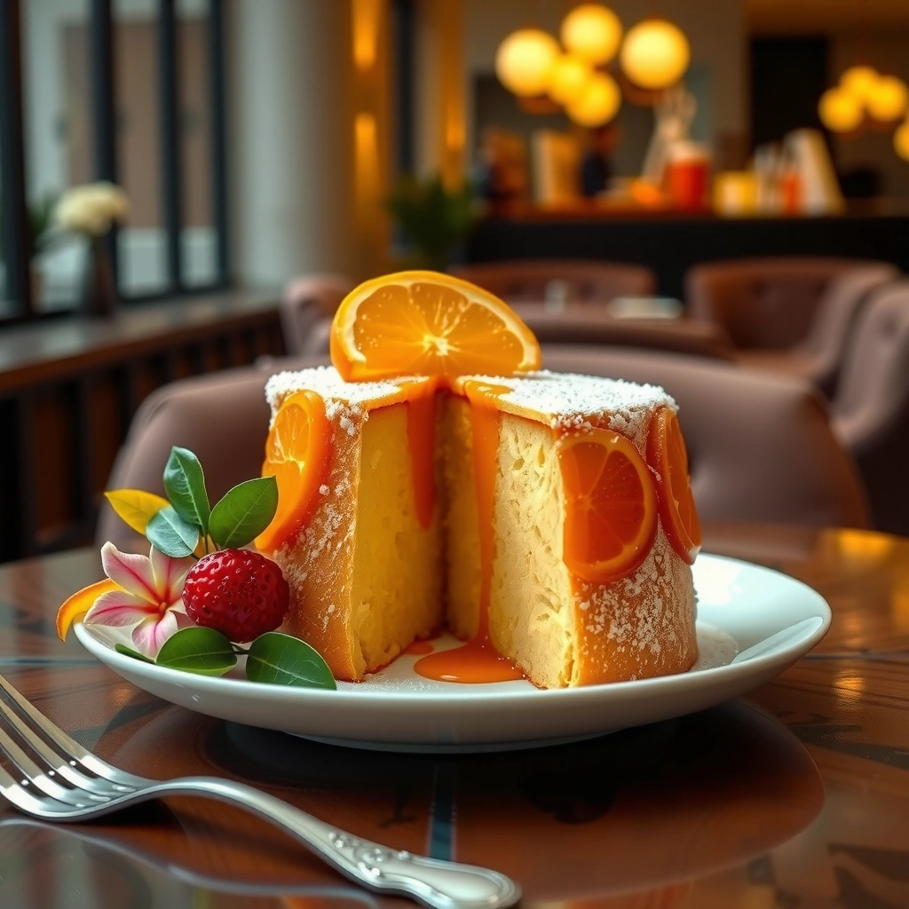 Instructions - orange juice cake recipe