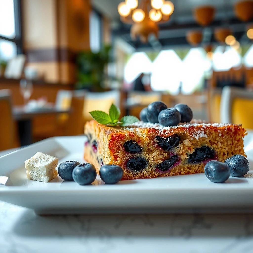 Instructions - blueberries cake recipe