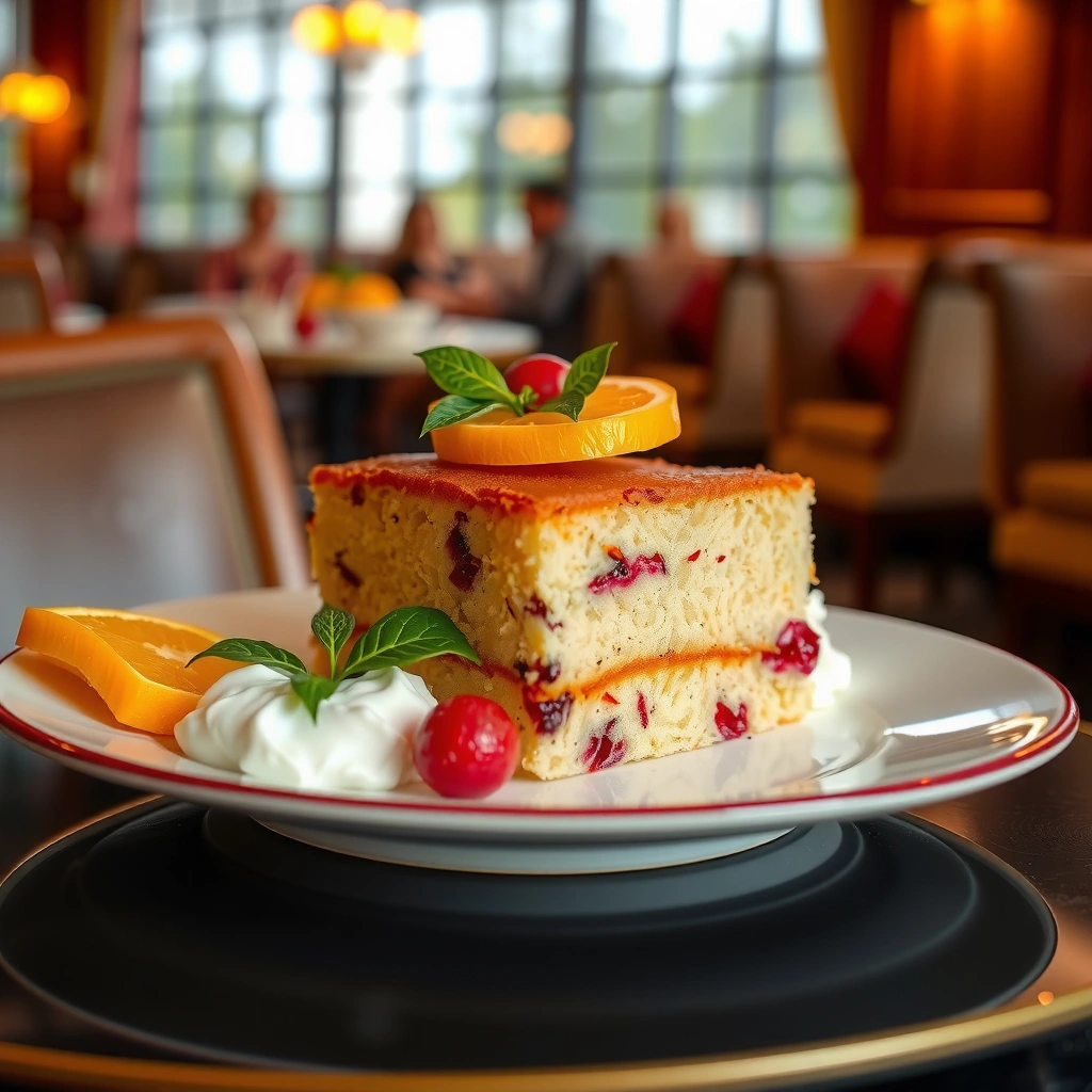 Instructions - cranberry orange cake recipe
