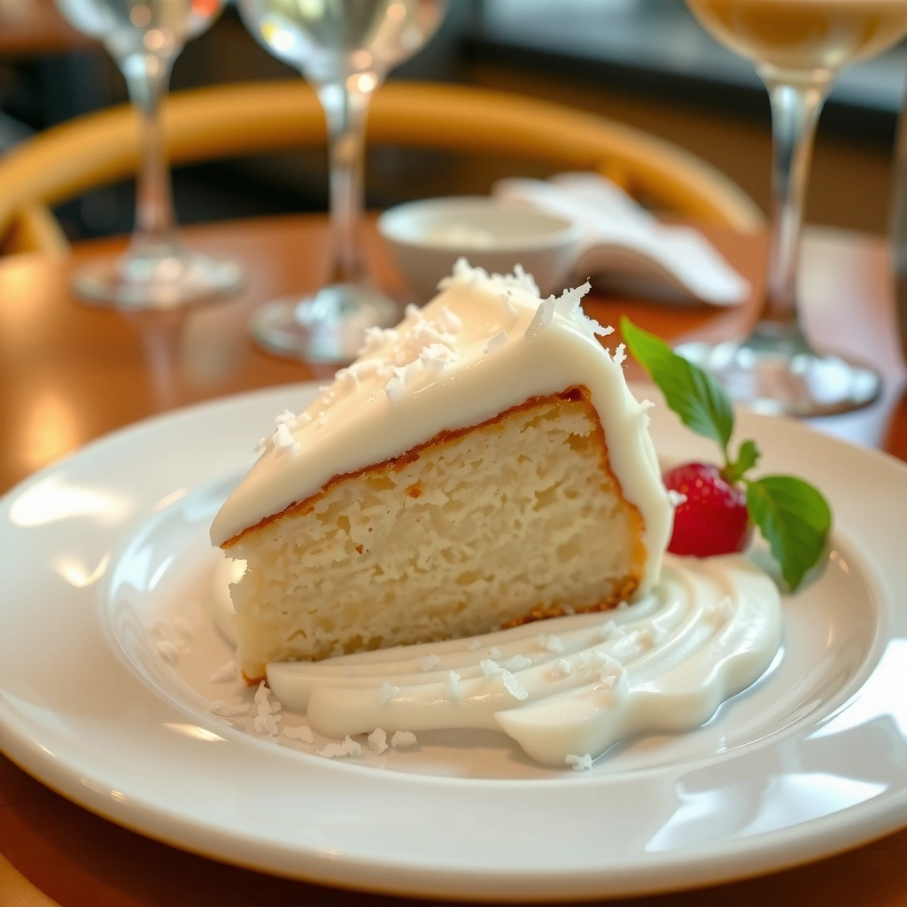 Instructions - easy coconut cake recipe