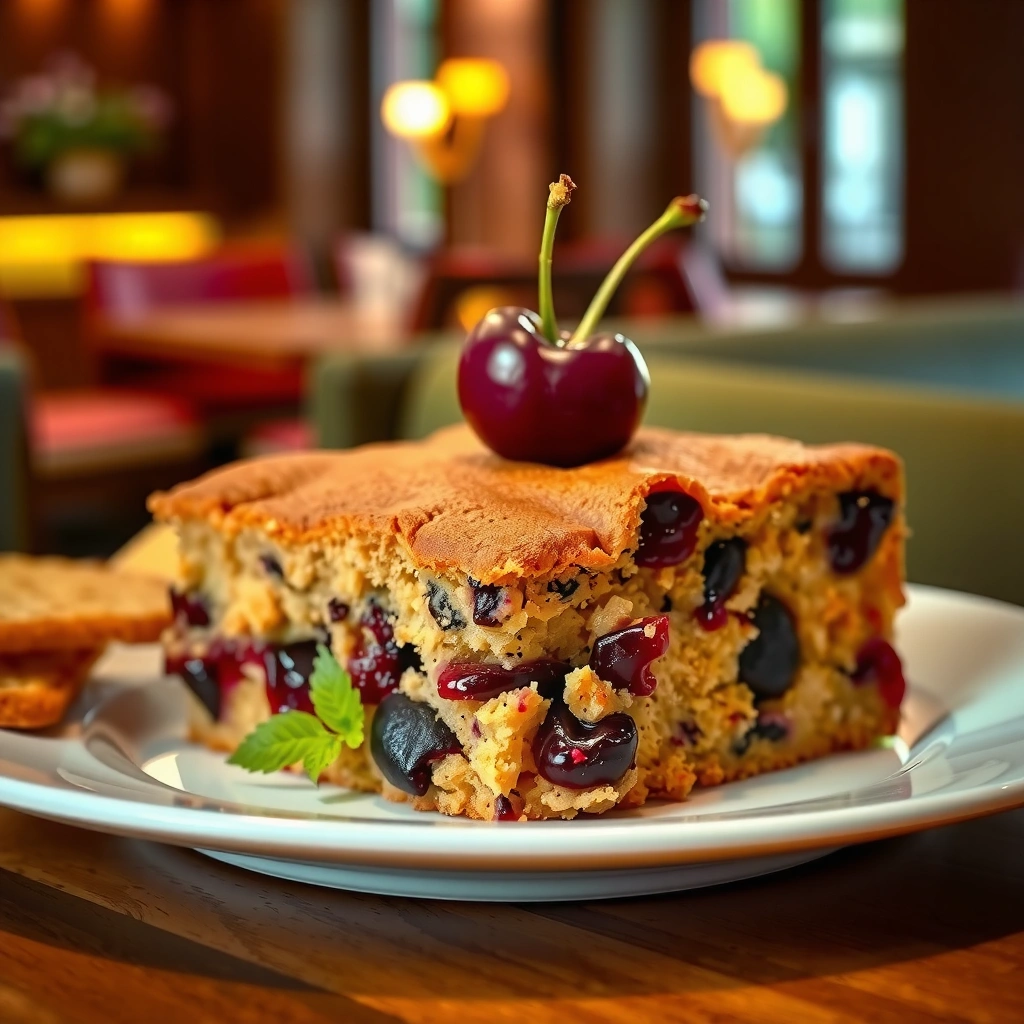Instructions - cherry chip cake recipe