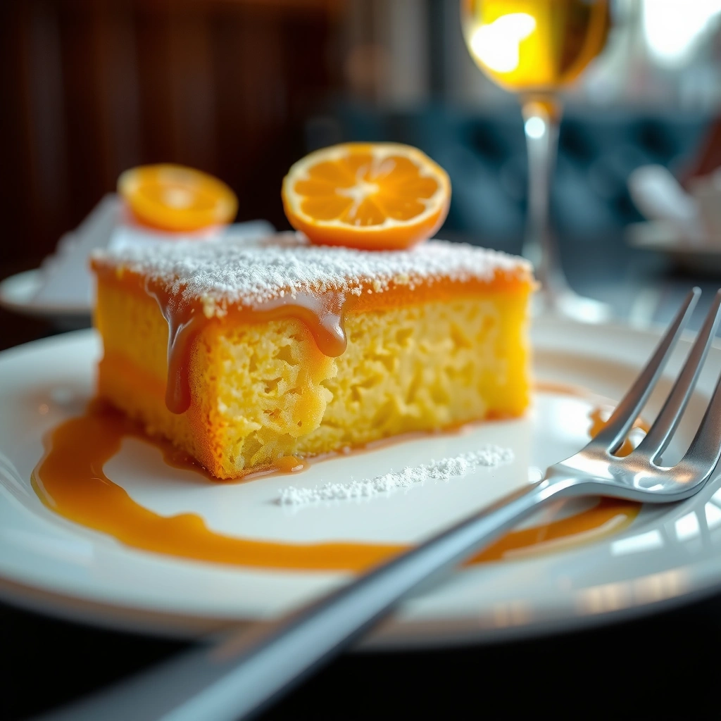 Instructions - orange cake recipe