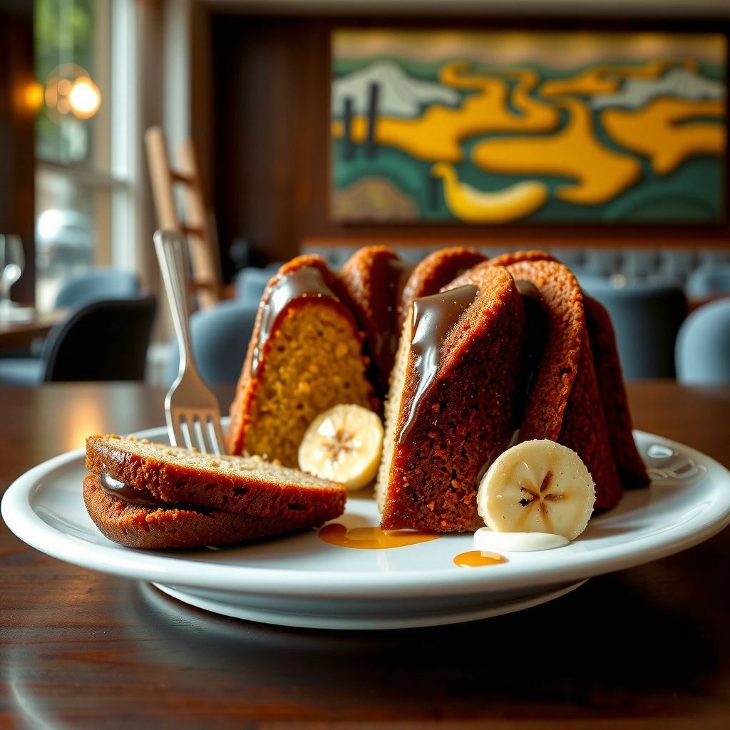 Instructions - banana bundt cake recipe