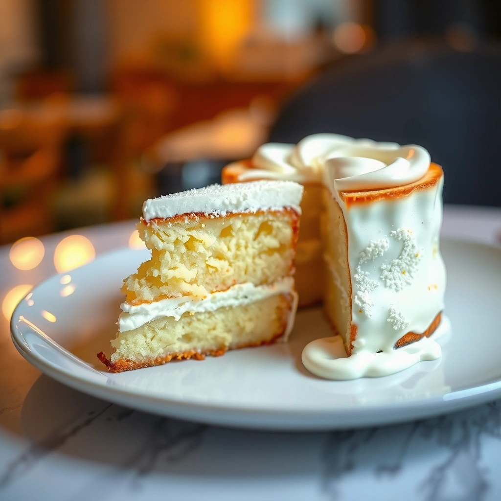 Light Fluffy Result - easy angel cake recipe