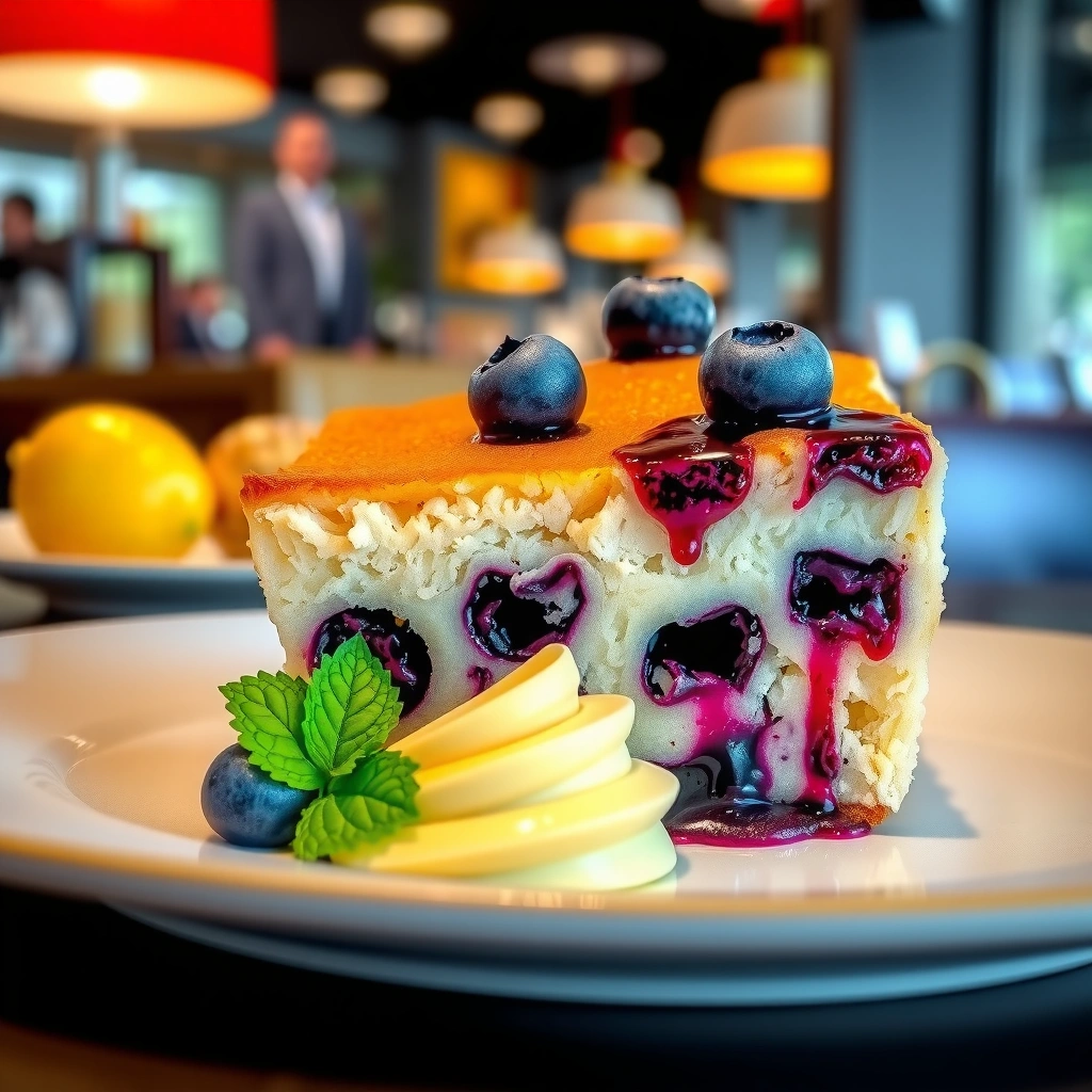 Mixing Instructions - blueberry lemon cake recipe