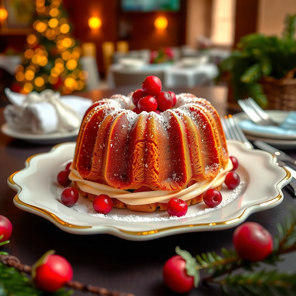 Orange-Cranberry Bundt Cake - christmas bundt cake recipes