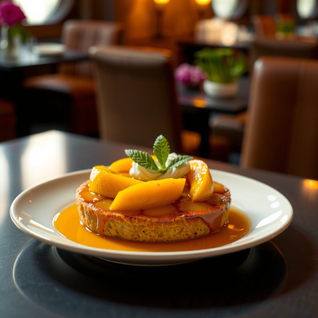 Peach Topping - peach upside down cake recipe