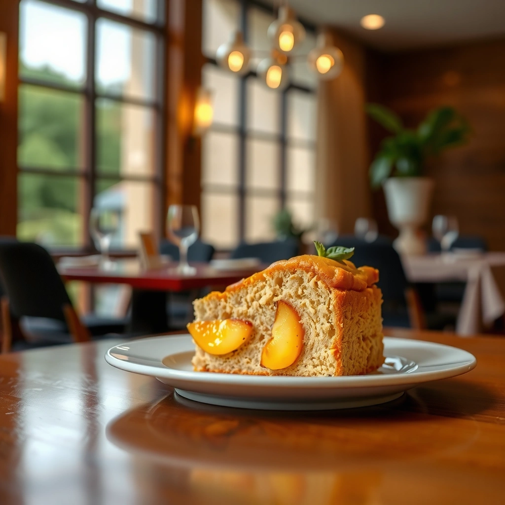 Peaches - peach cake recipe