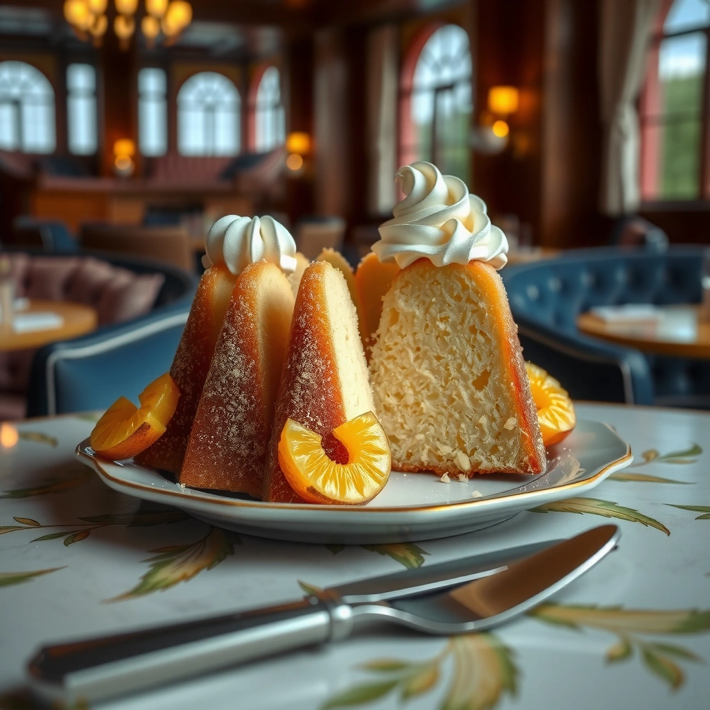 Pineapple - pineapple with angel food cake recipe
