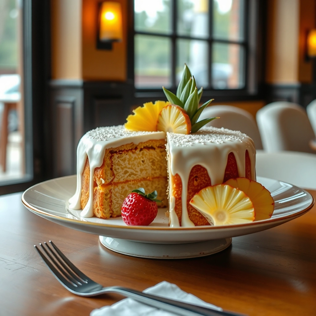 Pineapple Cake - pineapple cake recipe with cake mix
