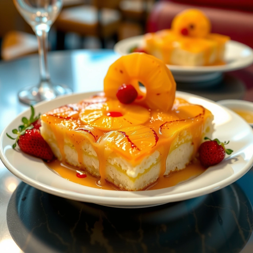 Pineapple Upside Down Cake - recipe for pineapple upside down cake