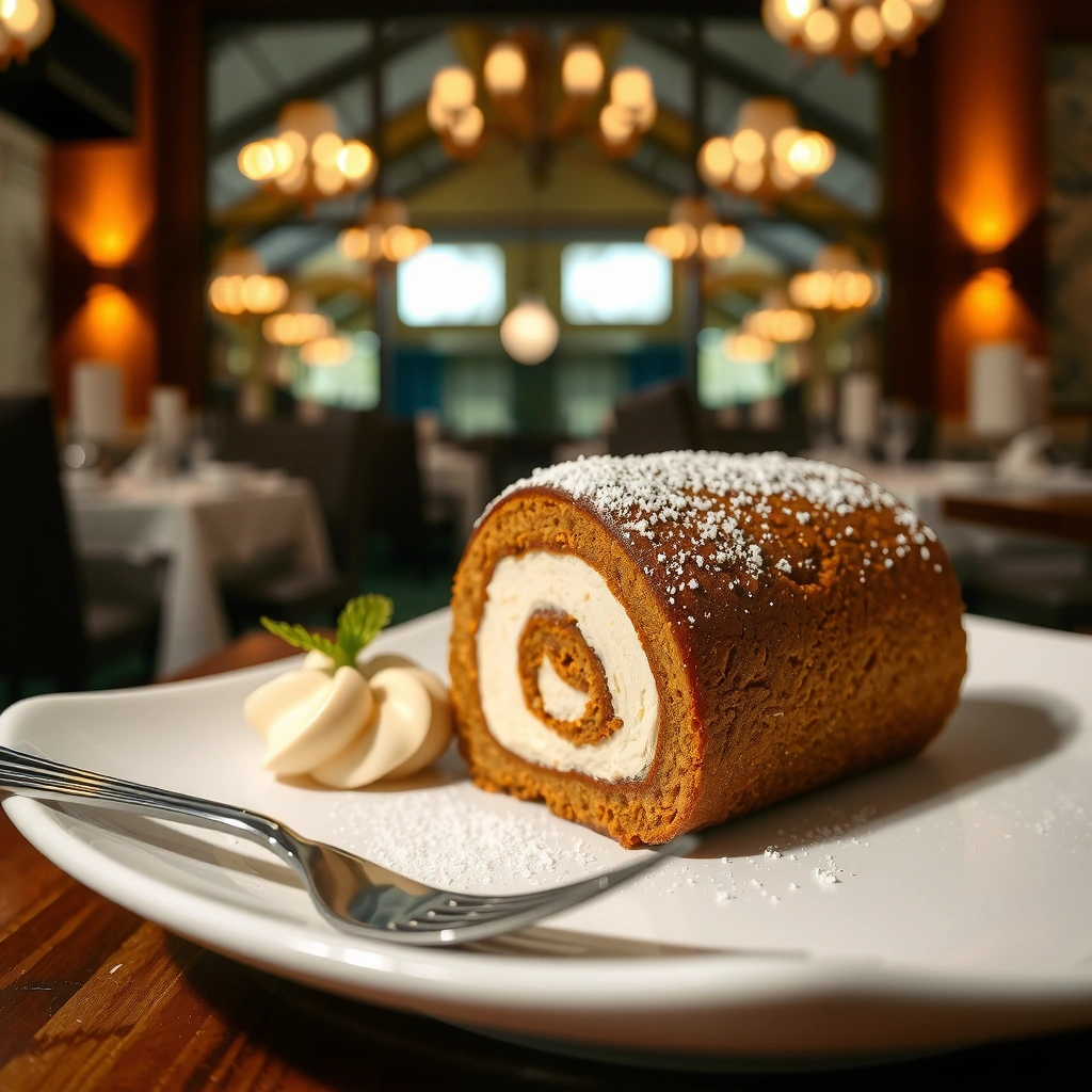 Pumpkin Roll Cake - pumpkin roll cake recipe