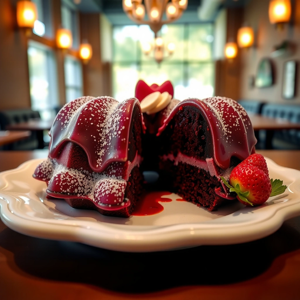 Red Velvet Batter - red velvet bundt cake recipe