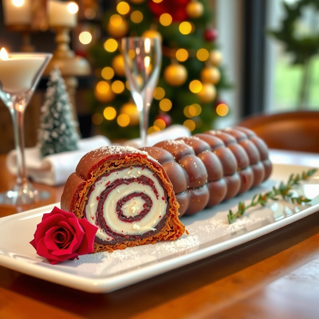 Sponge Roll - yule log cake recipe