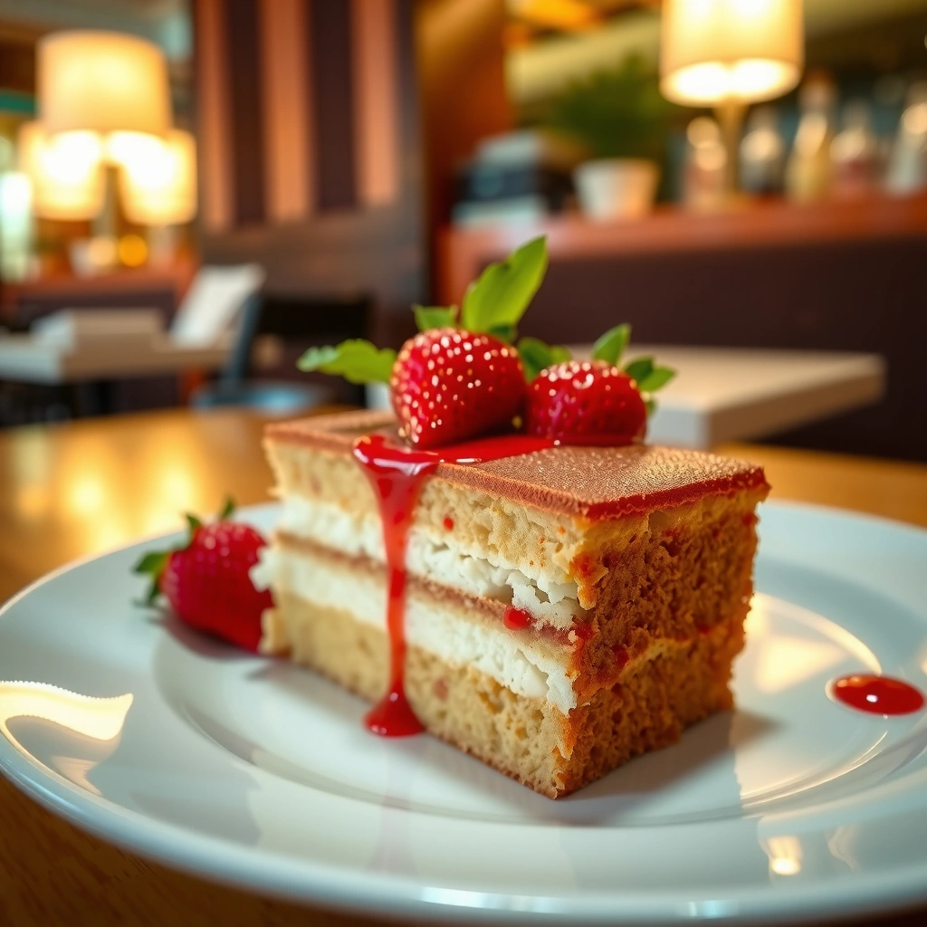 Strawberries - strawberry cake recipe with cake mix
