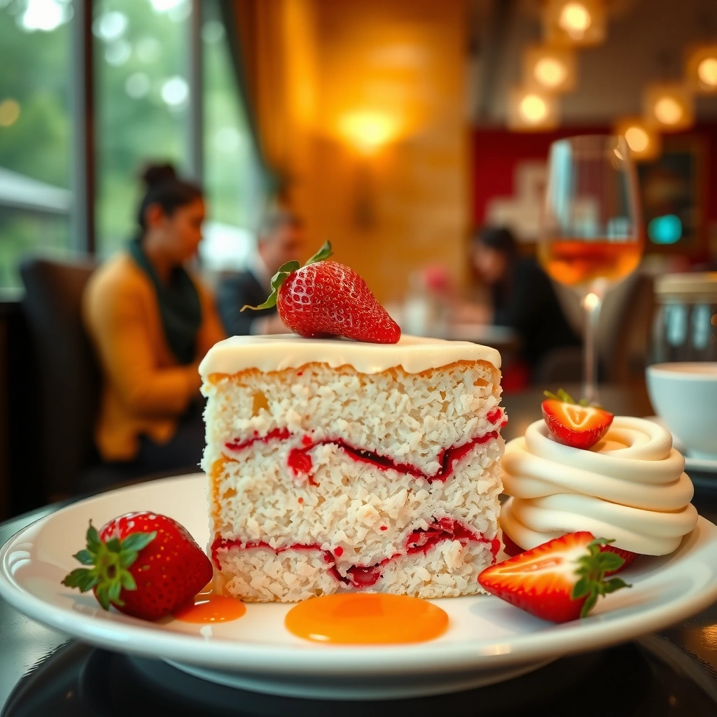 Strawberries - strawberry cake recipe