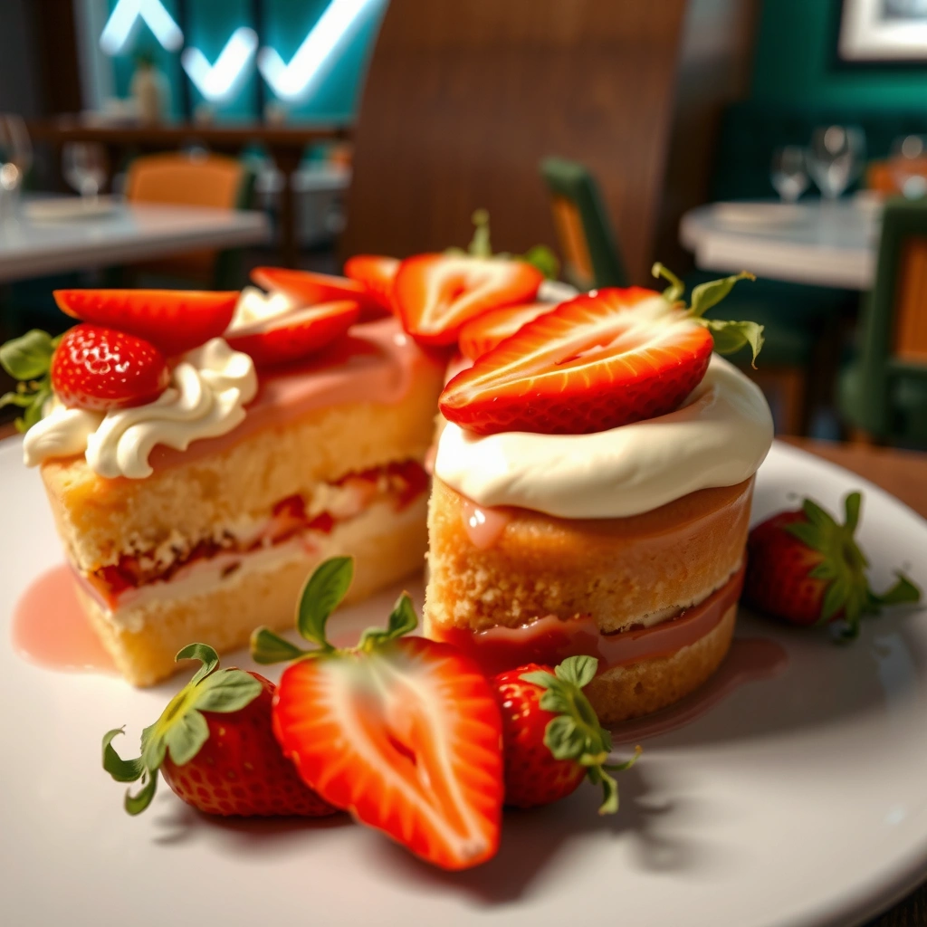Strawberry and Cream Cake - recipe for strawberry and cream cake