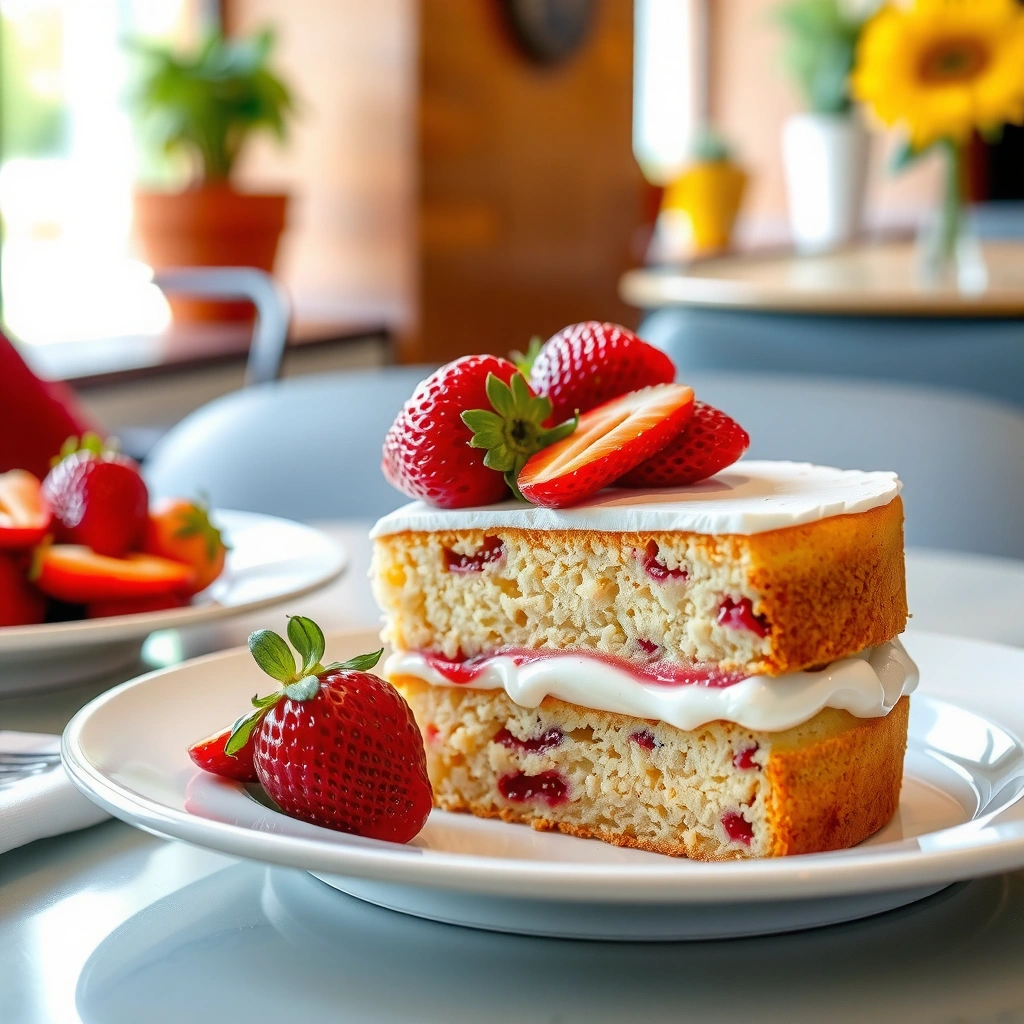 Strawberry Cake - recipe strawberry cake
