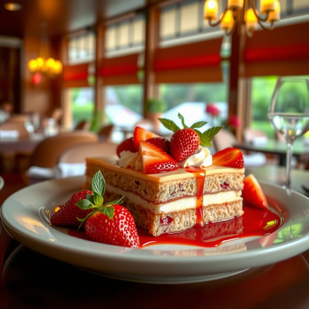 Strawberry Cake - moist strawberry cake recipe