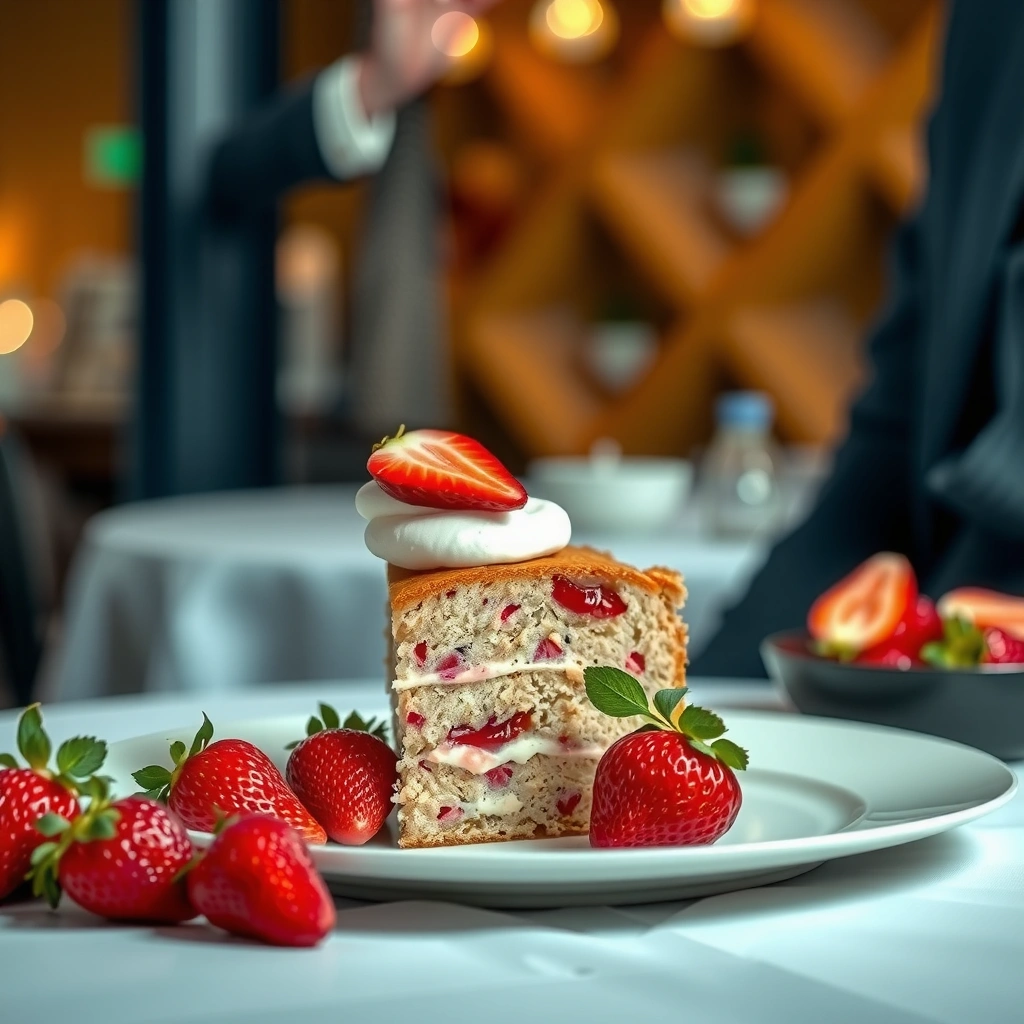 Strawberry Cake - strawberry cake recipe with fresh strawberries