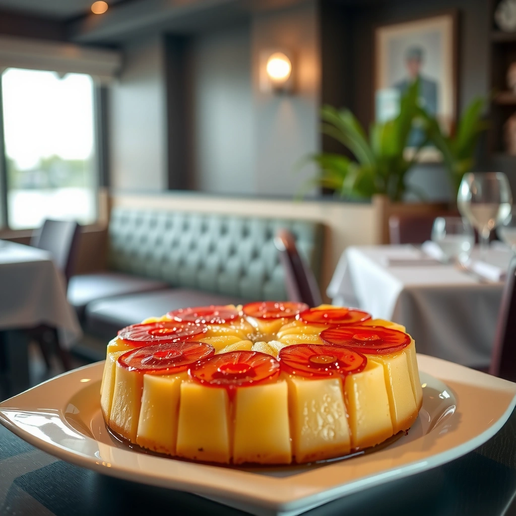 Upside Down Pineapple Cake - recipe for upside down pineapple cake