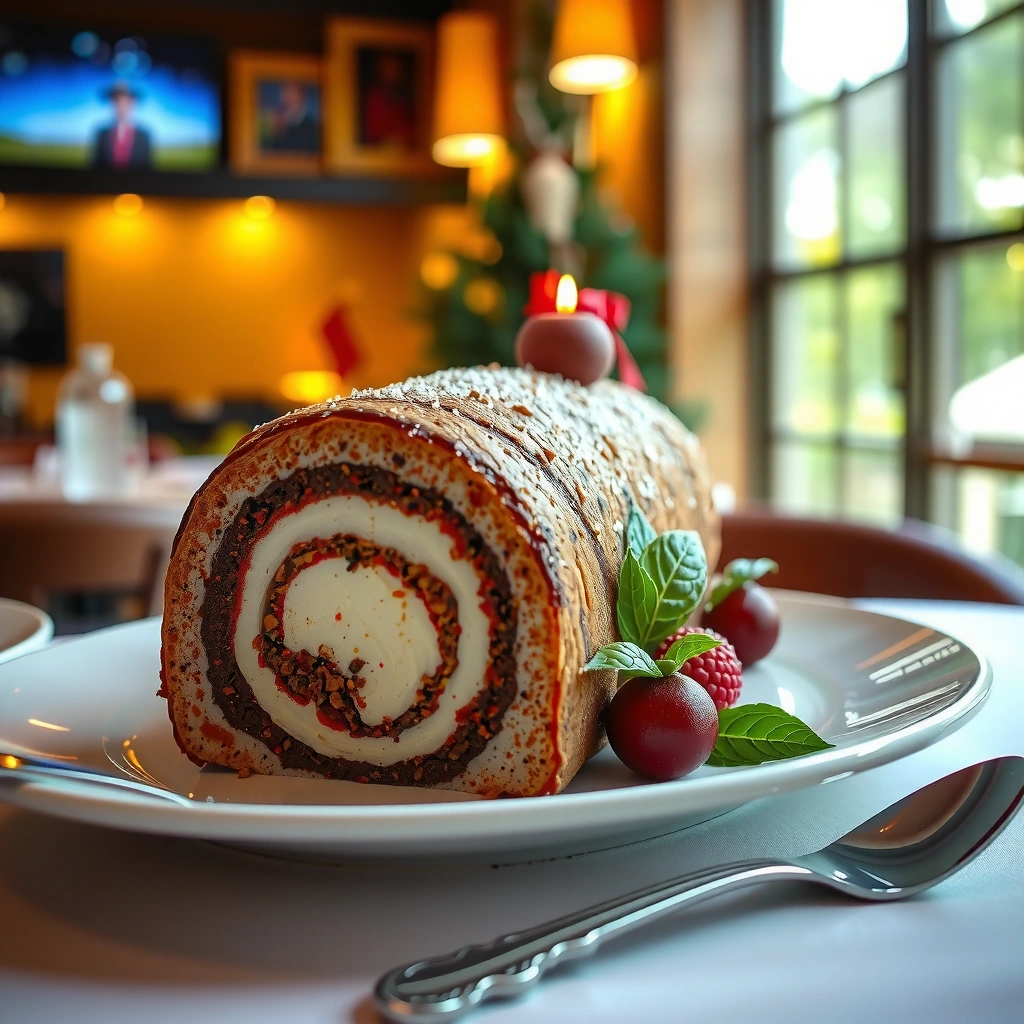 Yule Log Cake - yule log cake recipe
