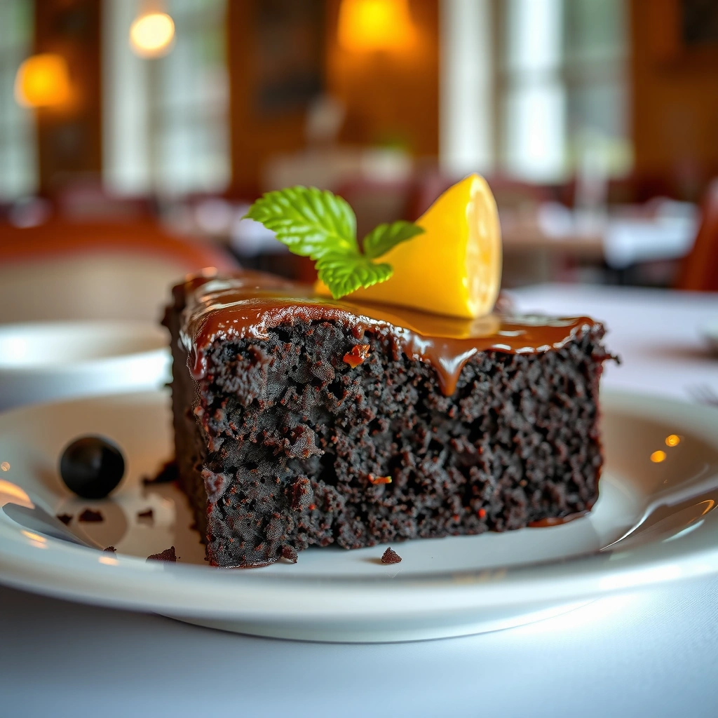 Zucchini Cake - recipe for chocolate cake with zucchini